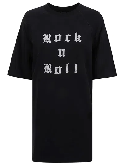 Zadig & Voltaire Grace Pmo Rock N Roll Stud T-shirt In Black