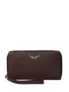 Zadig & Voltaire Grained-leather Wallet