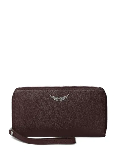 Zadig & Voltaire Grained-leather Wallet