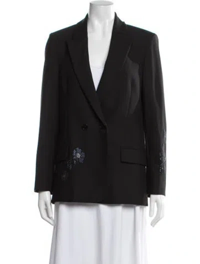 Pre-owned Zadig & Voltaire Graphic Print Blazer In Black