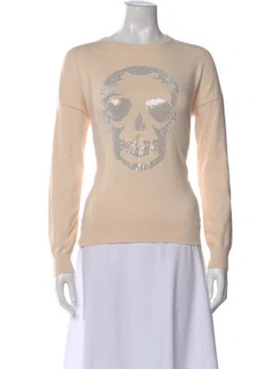 Pre-owned Zadig & Voltaire Graphic Print Crew Neck Sweater In Neutral