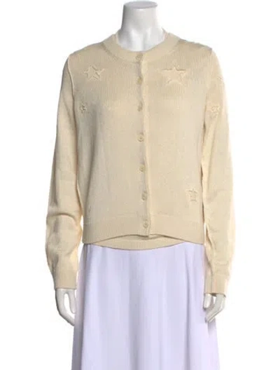 Pre-owned Zadig & Voltaire Graphic Print Crew Neck Sweater In Neutral