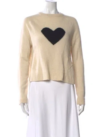 Pre-owned Zadig & Voltaire Graphic Print Crew Neck Sweater In Neutral