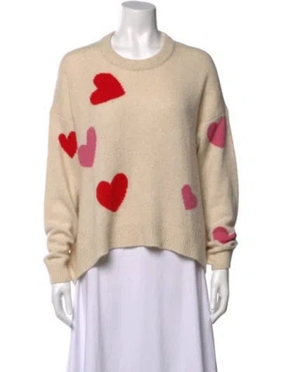 Pre-owned Zadig & Voltaire Graphic Print Crew Neck Sweater In Neutral