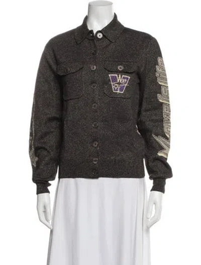 Pre-owned Zadig & Voltaire Graphic Print Jacket In Multicolor