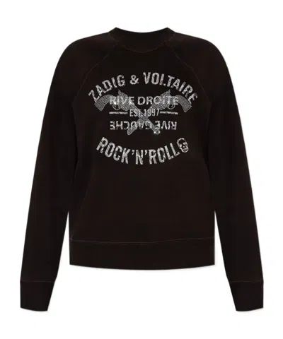 ZADIG & VOLTAIRE GRAPHIC-PRINT SWEATSHIRT
