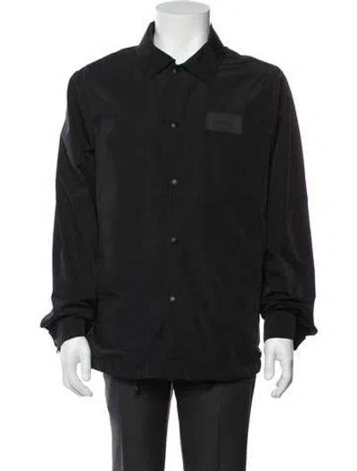 Pre-owned Zadig & Voltaire Graphic Print Windbreaker In Black