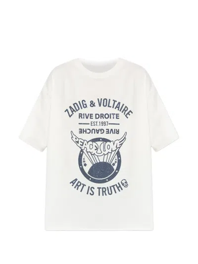 Zadig & Voltaire Graphic T-shirt In White