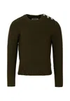 Zadig & Voltaire Green Sweater For Girl With Stars In Green