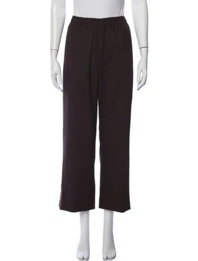 Pre-owned Zadig & Voltaire Grosgrain Trim Sweatpants In Brown