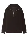 Zadig & Voltaire Maya Pmo Incrustation Sweatshirt In Burgundy