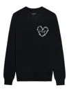 Zadig & Voltaire Kendy Heart Embroidered Sweater