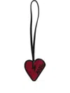 Zadig & Voltaire Heart Lightning Keyring In Red