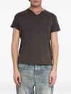 Zadig & Voltaire Henley T-shirt In Gray