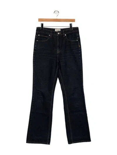 Pre-owned Zadig & Voltaire High-rise Flared Jeans In Blue