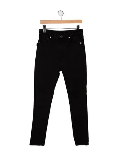Pre-owned Zadig & Voltaire High-rise Skinny Leg Jeans In Black
