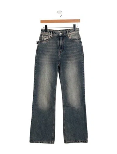 Pre-owned Zadig & Voltaire High-rise Wide Leg Jeans W/ Tags In Blue