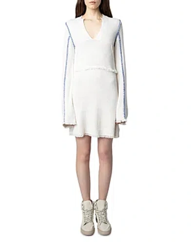 Zadig & Voltaire Hiko Dress In Ecru