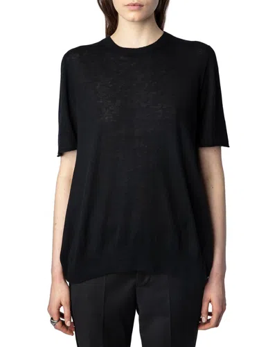 Zadig & Voltaire Ida Sweater In Black