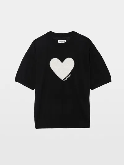 Zadig & Voltaire Idaz Cashmere Sweater In Black