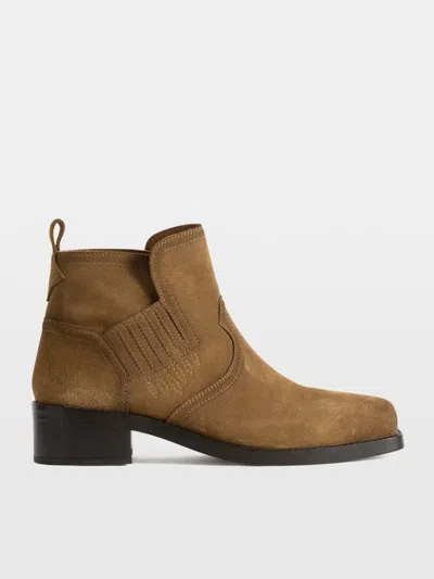 Zadig & Voltaire Igata Ankle Boots In Brown