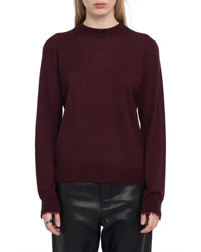 ZADIG & VOLTAIRE IVY CASHMERE CREWNECK SWEATER