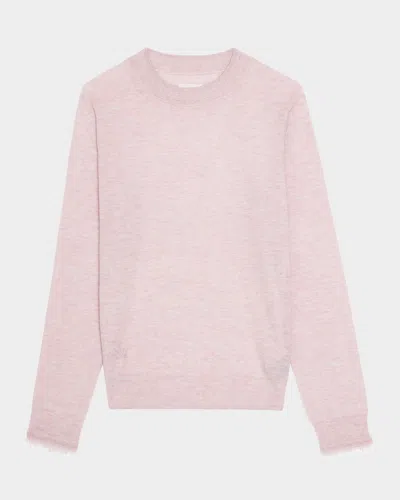 Zadig & Voltaire Ivy Crewneck Cashmere Pullover In Pink