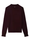Zadig & Voltaire Frayed-hem Crew Neck Jumper In Brown