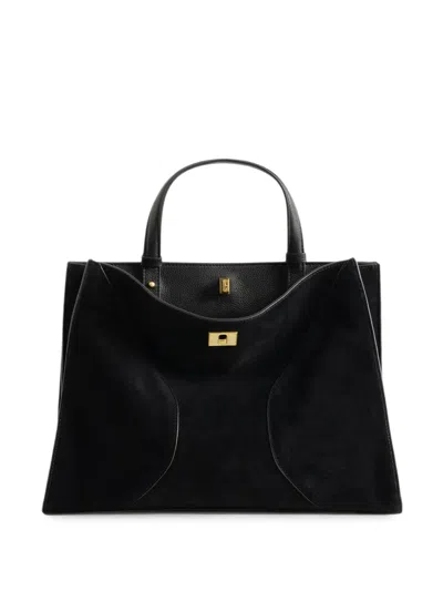 Zadig & Voltaire Jack Suede Handbag In Black
