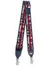 Zadig & Voltaire Jacquard Logo-motif Shoulder Strap In Blue