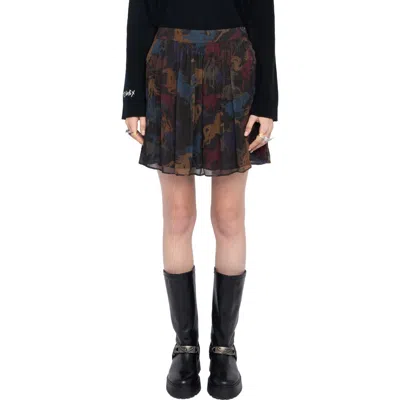 ZADIG & VOLTAIRE ZADIG & VOLTAIRE JADYS HORSE PRINT MINISKIRT