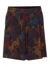 Zadig & Voltaire Jadys Mousseline Horses Skirt In Animal Print