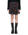 Zadig & Voltaire Jadys Mousseline Horses Skirt In Multi