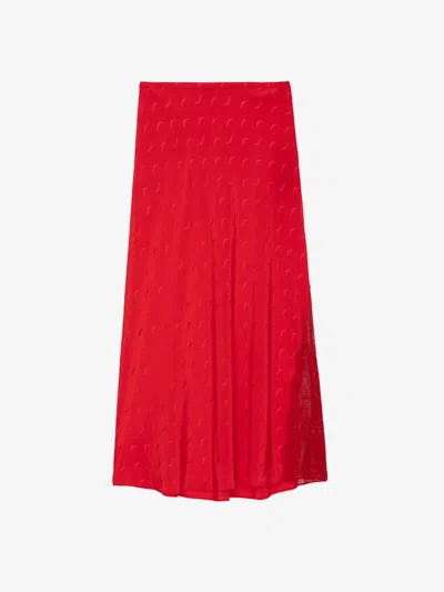 Zadig & Voltaire Jayla Skirt In Red