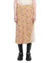 Zadig & Voltaire Jayla Floral-print Midi Skirt In Yellow