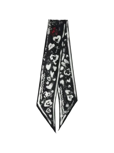 Zadig & Voltaire Jessie Love Scarf In Black
