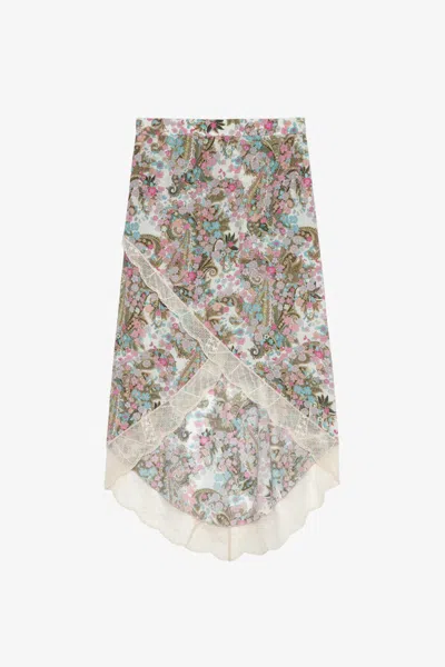 Zadig & Voltaire Jeudie Skirt In Multi