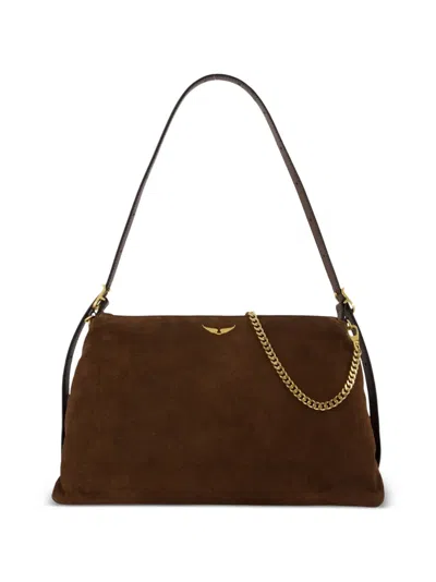Zadig & Voltaire Jim Bag Suede In White
