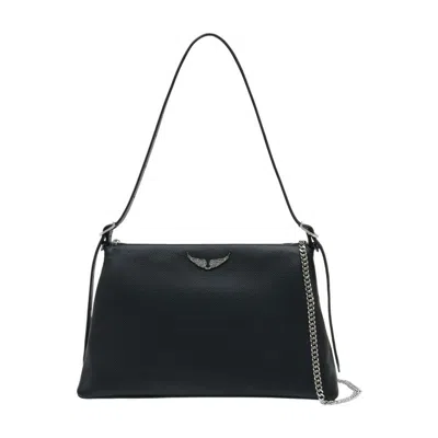 Zadig & Voltaire Zadig&voltaire Jim Shoulder Bag In Black