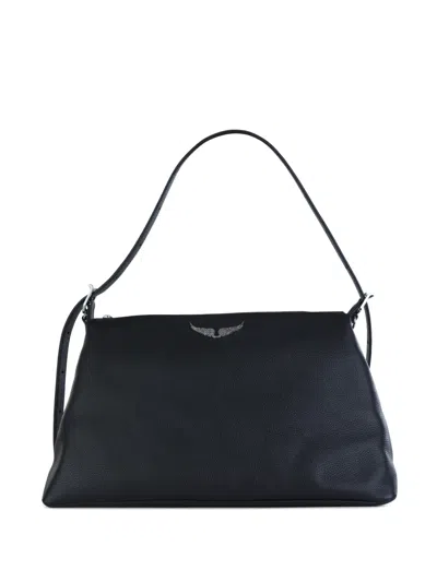 ZADIG & VOLTAIRE JIM LEATHER SHOULDER BAG