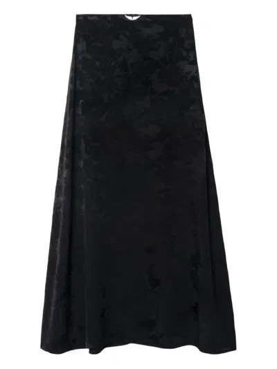 Zadig & Voltaire Jimeno Maxi Skirt In Black
