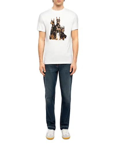 Zadig & Voltaire Jimmy Hc Concert Doberman Tee In White