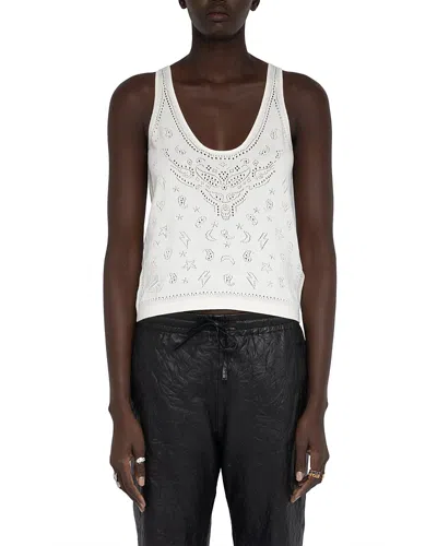 Zadig & Voltaire Jossy Tank In White