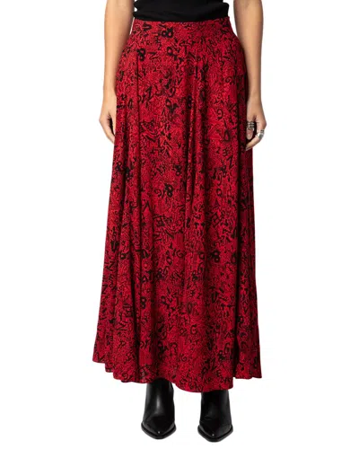 ZADIG & VOLTAIRE ZADIG & VOLTAIRE JOYO SOFT WILD VOLTAIRE SKIRT