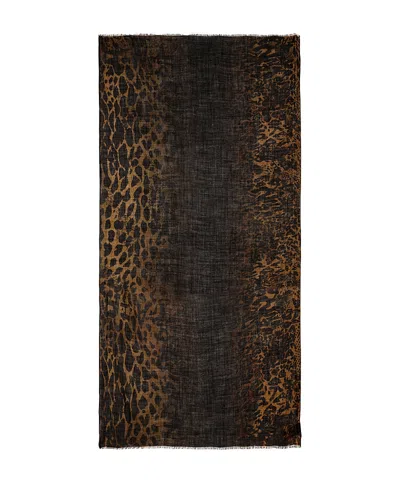 ZADIG & VOLTAIRE JUDY LEOPARD PRINT WOOL SCARF