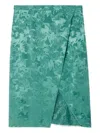 Zadig & Voltaire Julen Horse-jacquard Lace-insert Midi Skirt