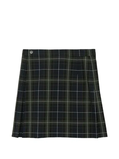Zadig & Voltaire Jumi Tailleur Tartan Pleated Skirt In Black