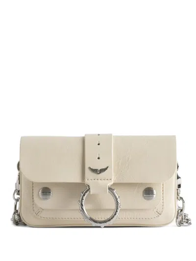 Zadig & Voltaire Kate Chain Mini Bag In Neutral