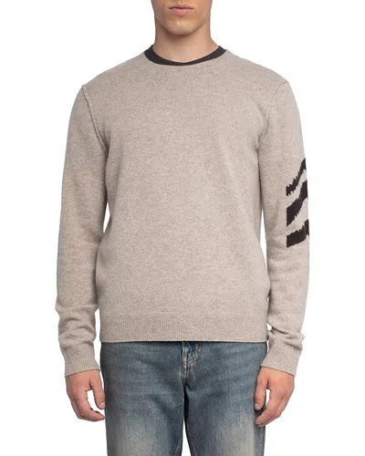 ZADIG & VOLTAIRE KENNEY RC ARROW CASHMERE SWEATER