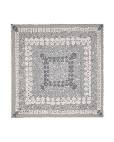 Zadig & Voltaire Kerry Garden Scarf In Gray